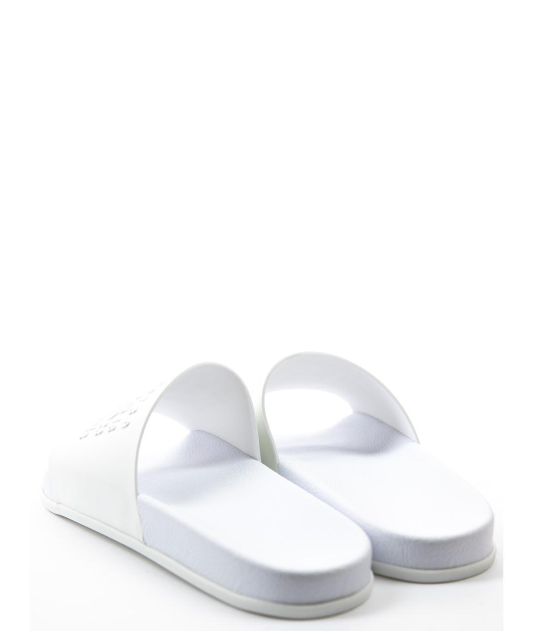 MAISON MARGIELA Белые резиновые шлепанцы, фото 2