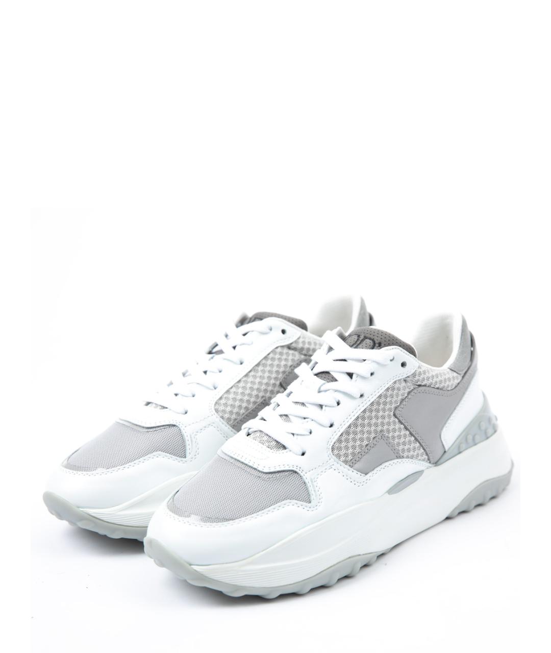 TOD'S Серые текстильные кроссовки, фото 2