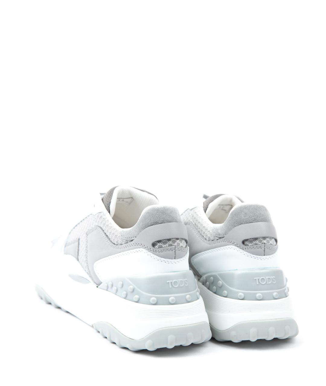 TOD'S Серые текстильные кроссовки, фото 3