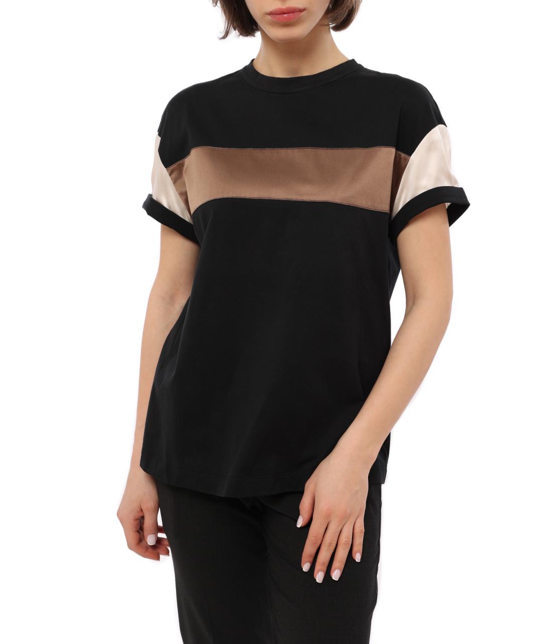 BRUNELLO CUCINELLI Мульти хлопковая футболка, фото 4