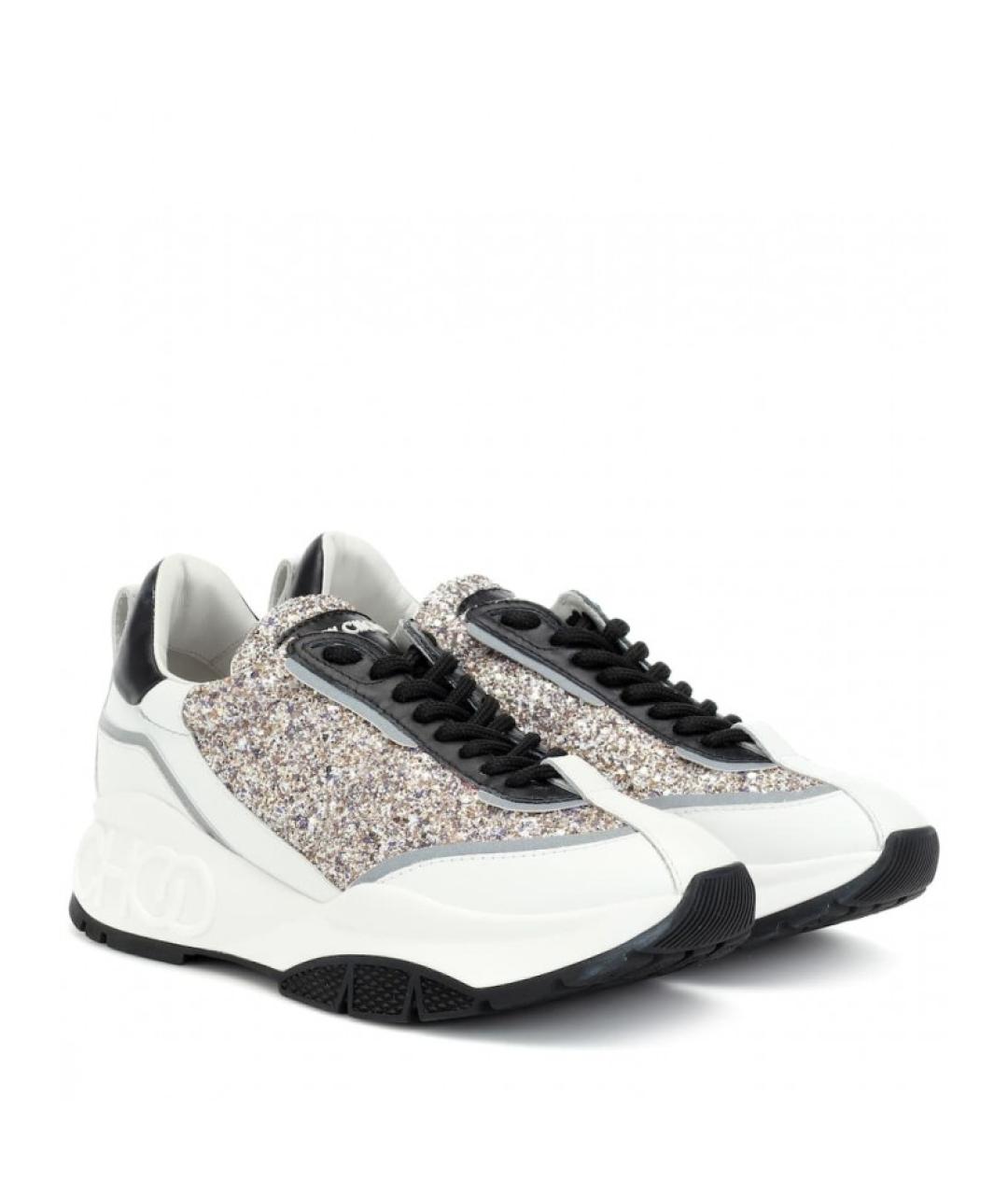 JIMMY CHOO Мульти текстильные кроссовки, фото 4