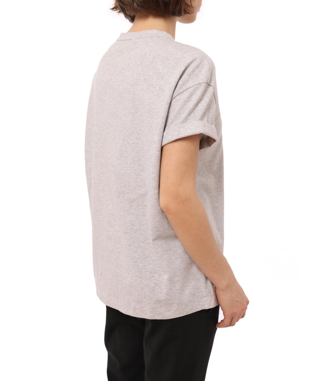 BRUNELLO CUCINELLI Бежевая хлопковая футболка, фото 5