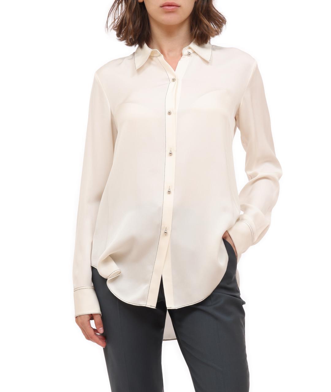 THEORY Белая блузы, фото 2