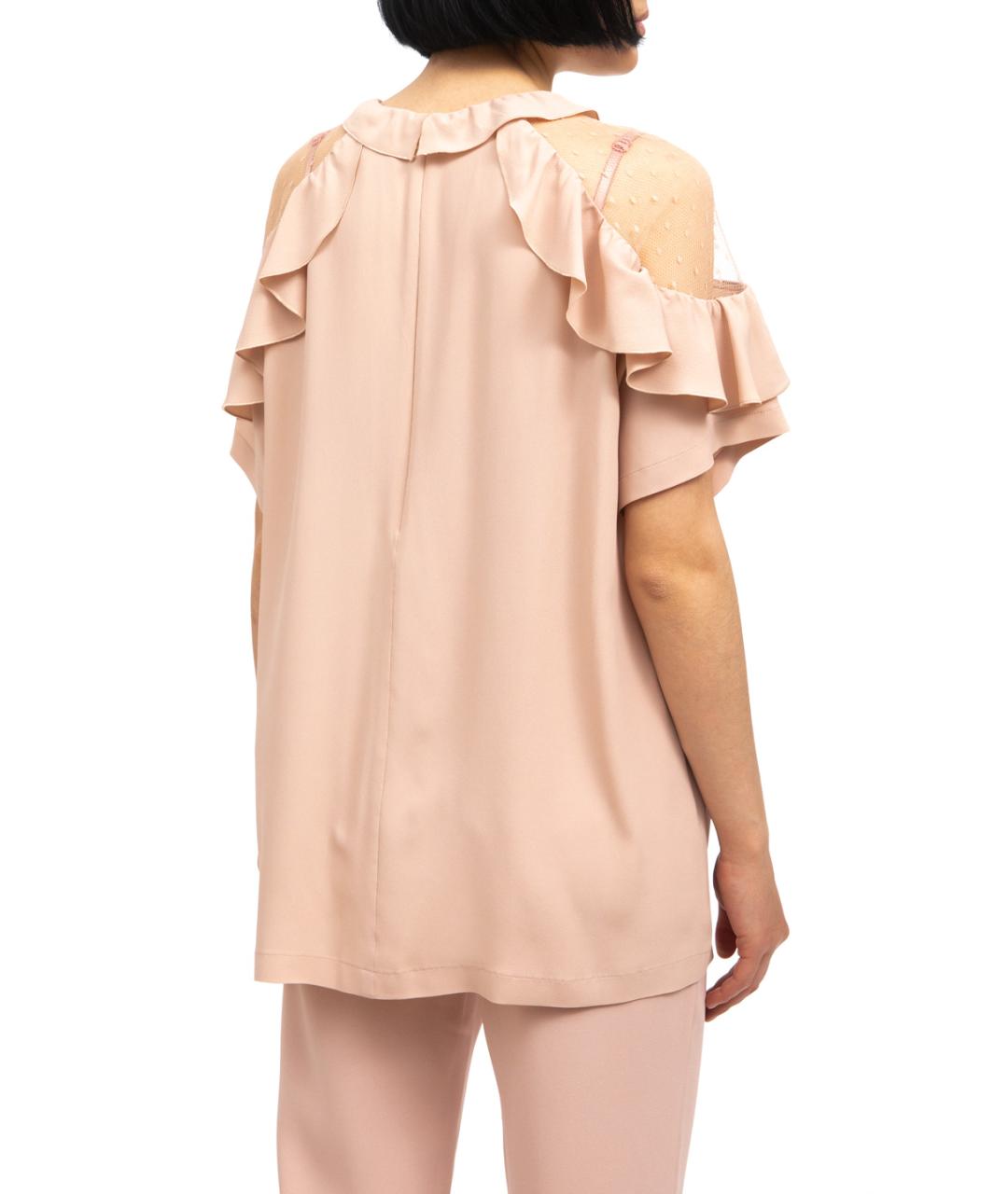 VALENTINO Розовая майка, фото 3