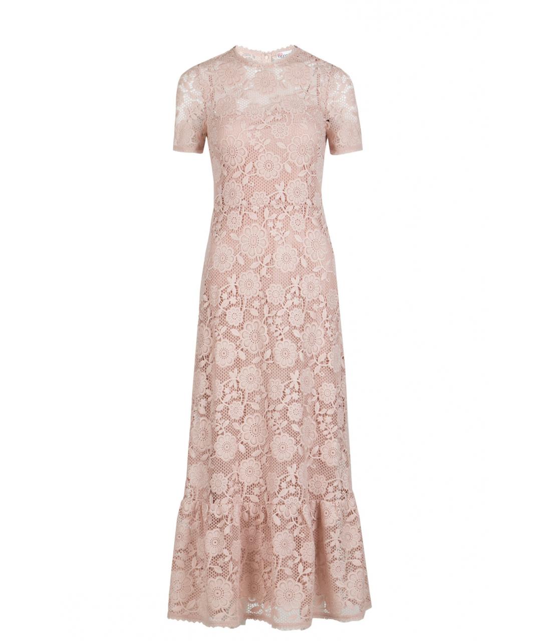 VALENTINO Розовое полиэстеровое повседневное платье, фото 1