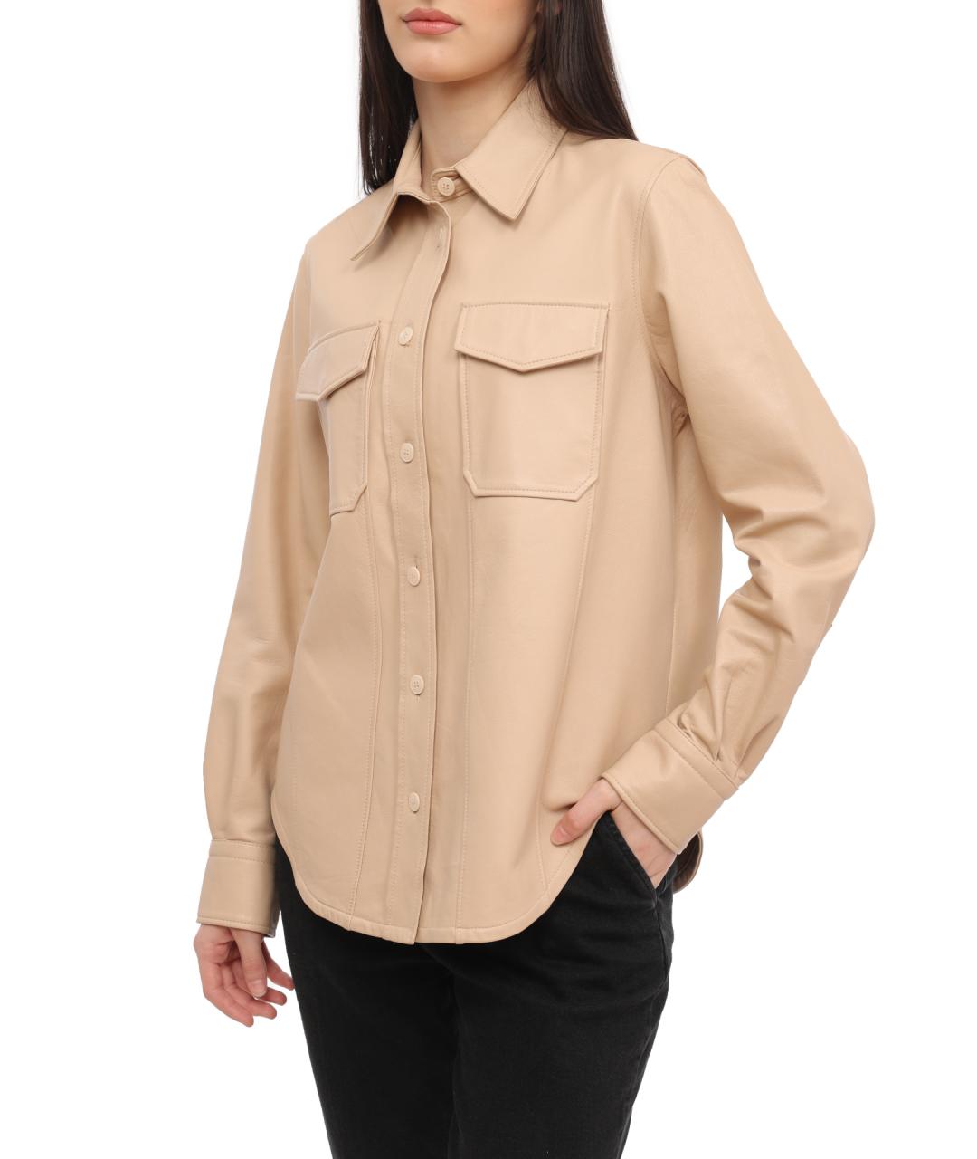 CALVIN KLEIN Кожаная рубашка, фото 3