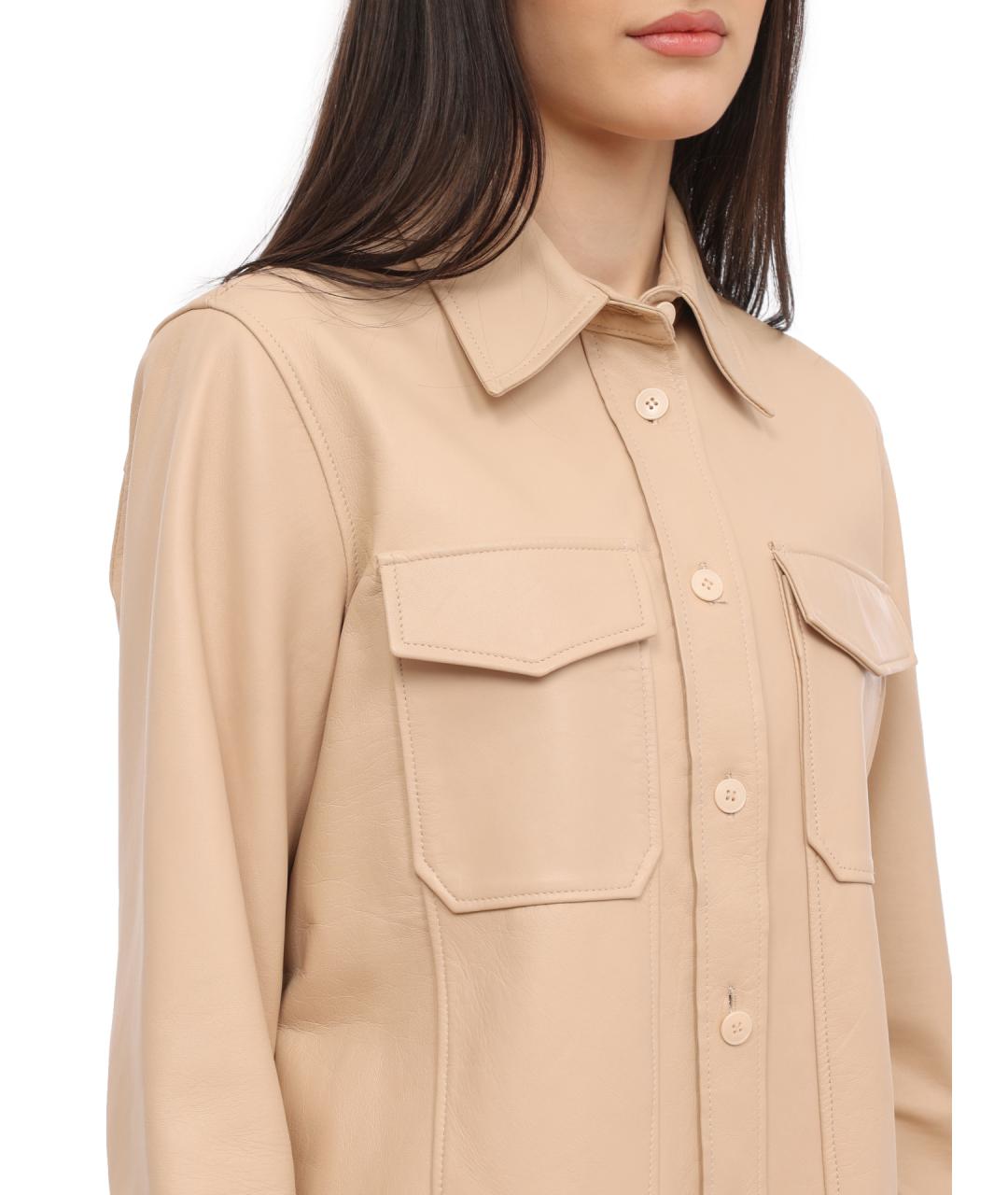 CALVIN KLEIN Кожаная рубашка, фото 4