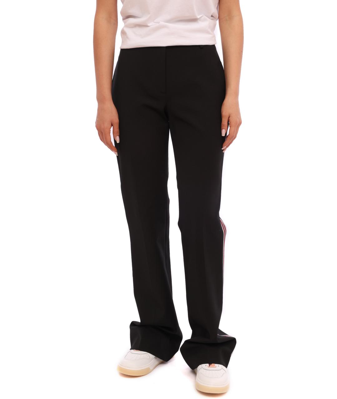 CALVIN KLEIN Черные прямые брюки, фото 3