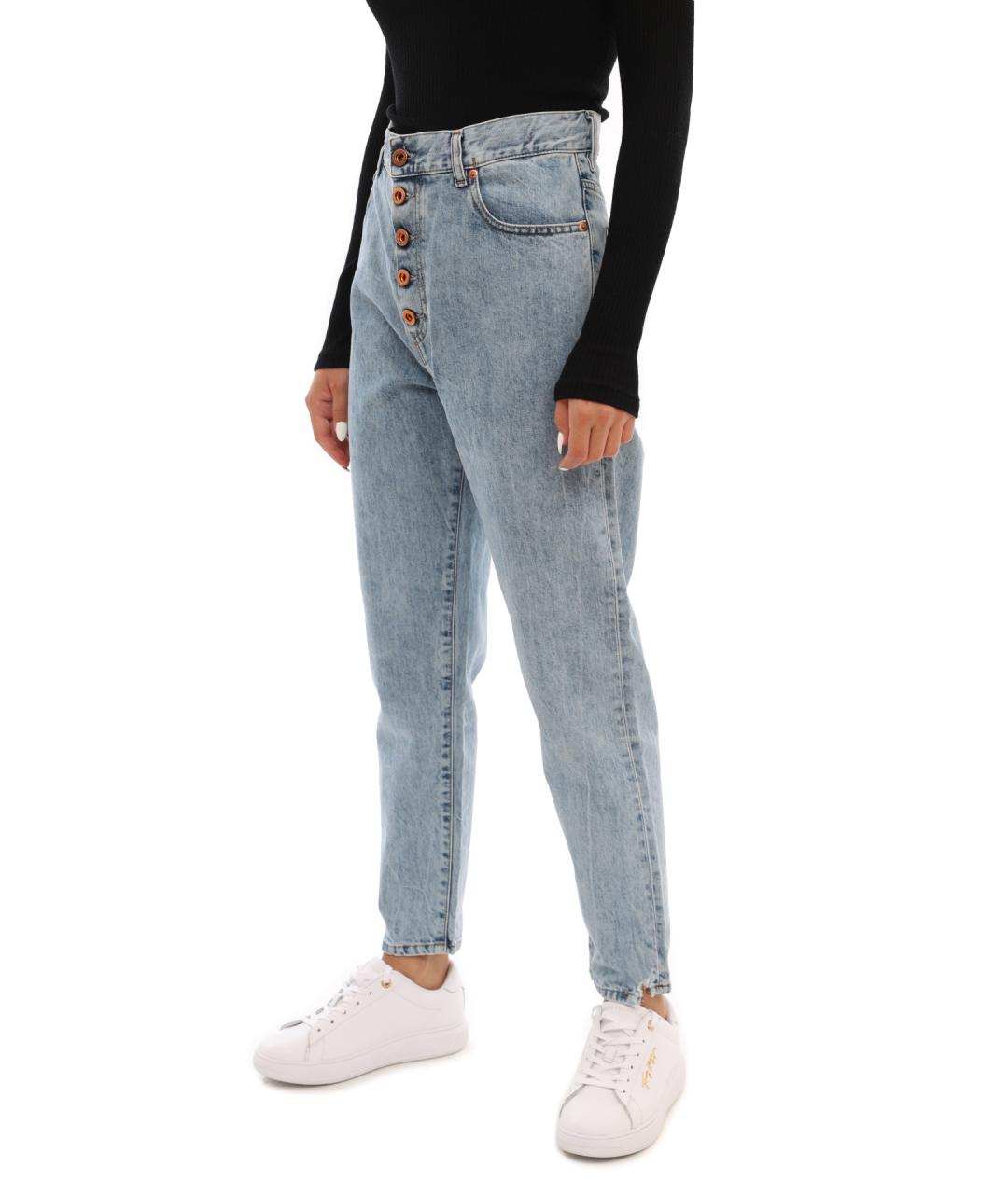 DIESEL Голубые прямые джинсы, фото 3