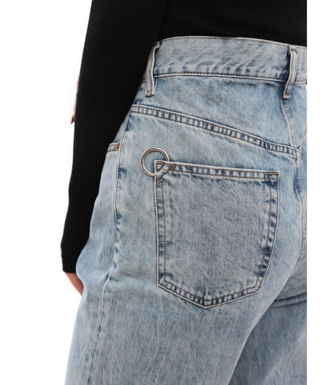 DIESEL Голубые прямые джинсы, фото 6