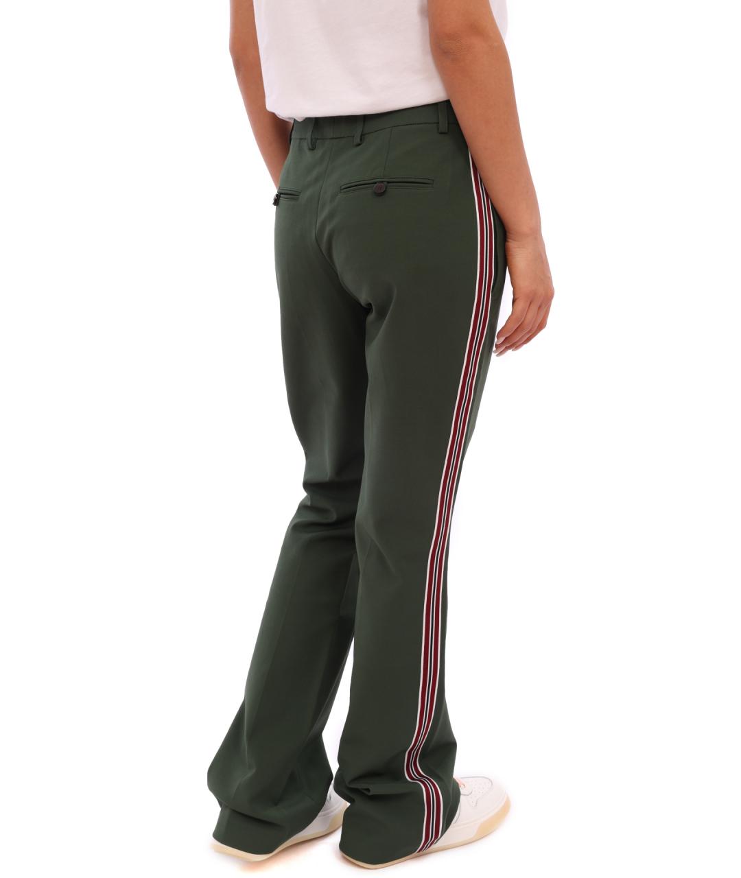 CALVIN KLEIN Зеленые прямые брюки, фото 5