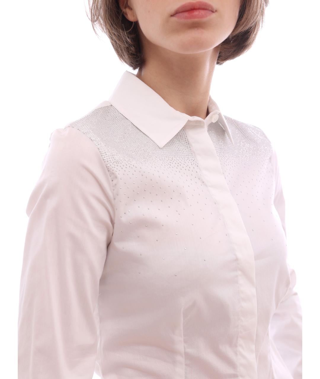 LIU JO Белая хлопковая рубашка, фото 7