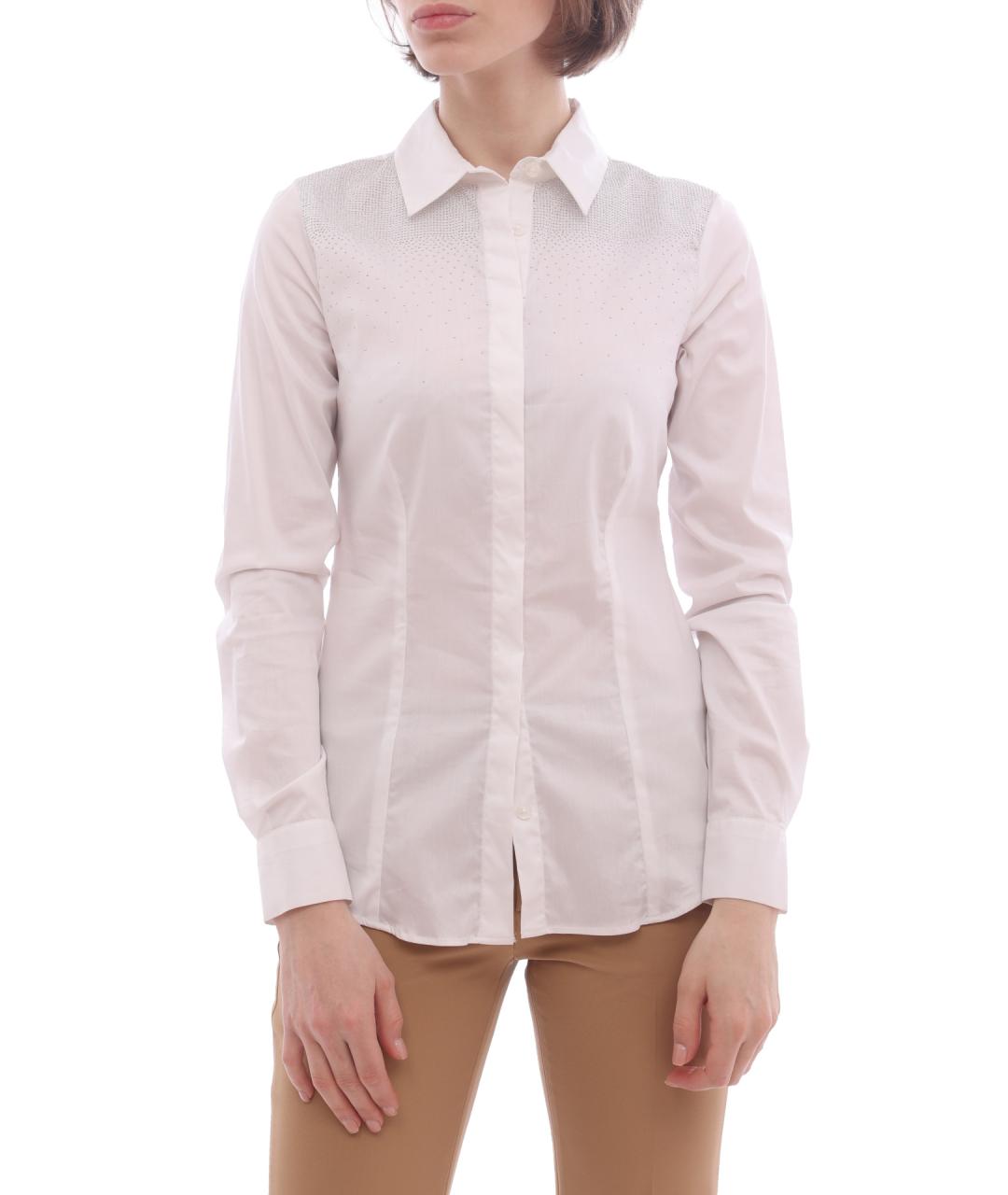 LIU JO Белая хлопковая рубашка, фото 3