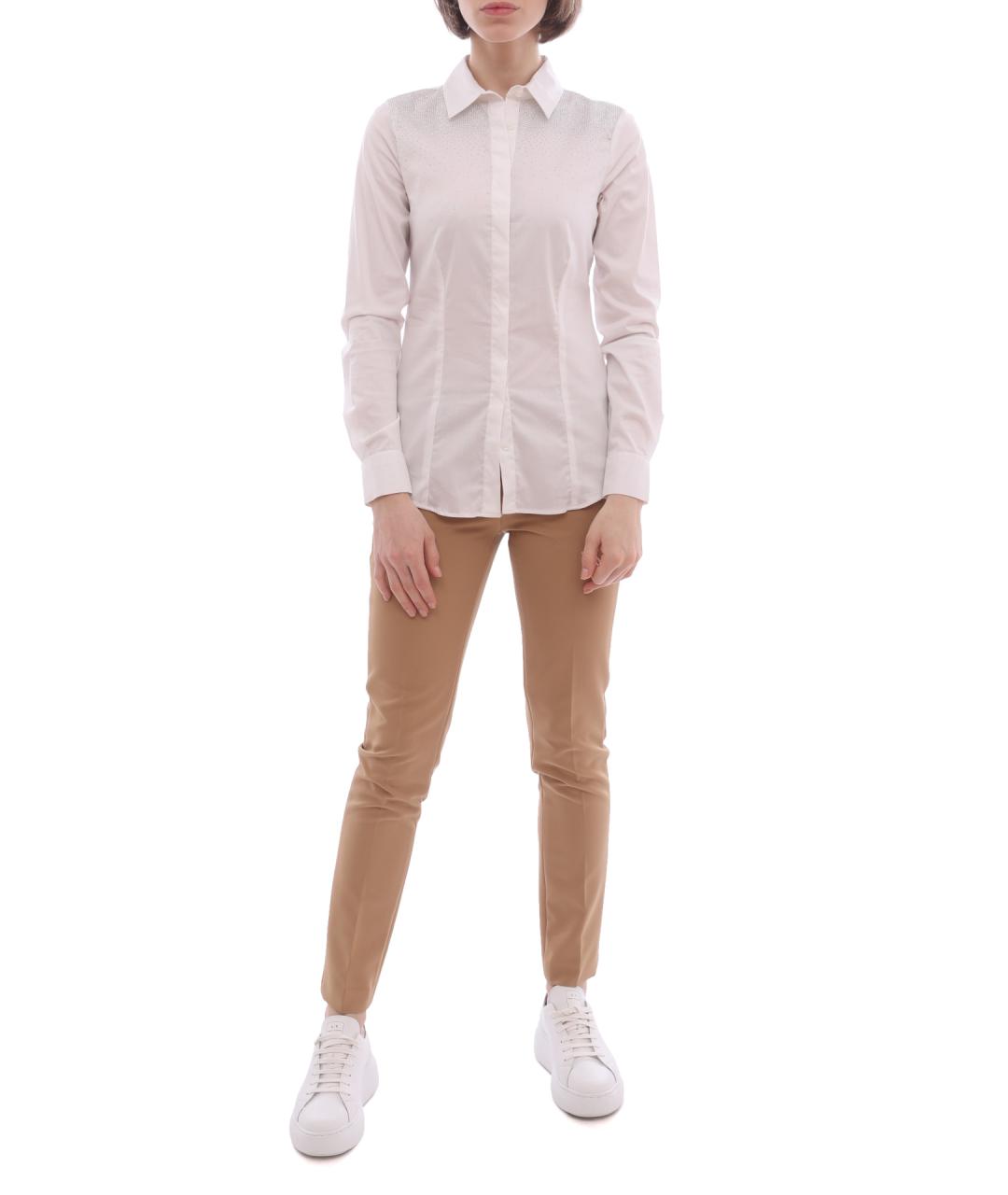 LIU JO Белая хлопковая рубашка, фото 2