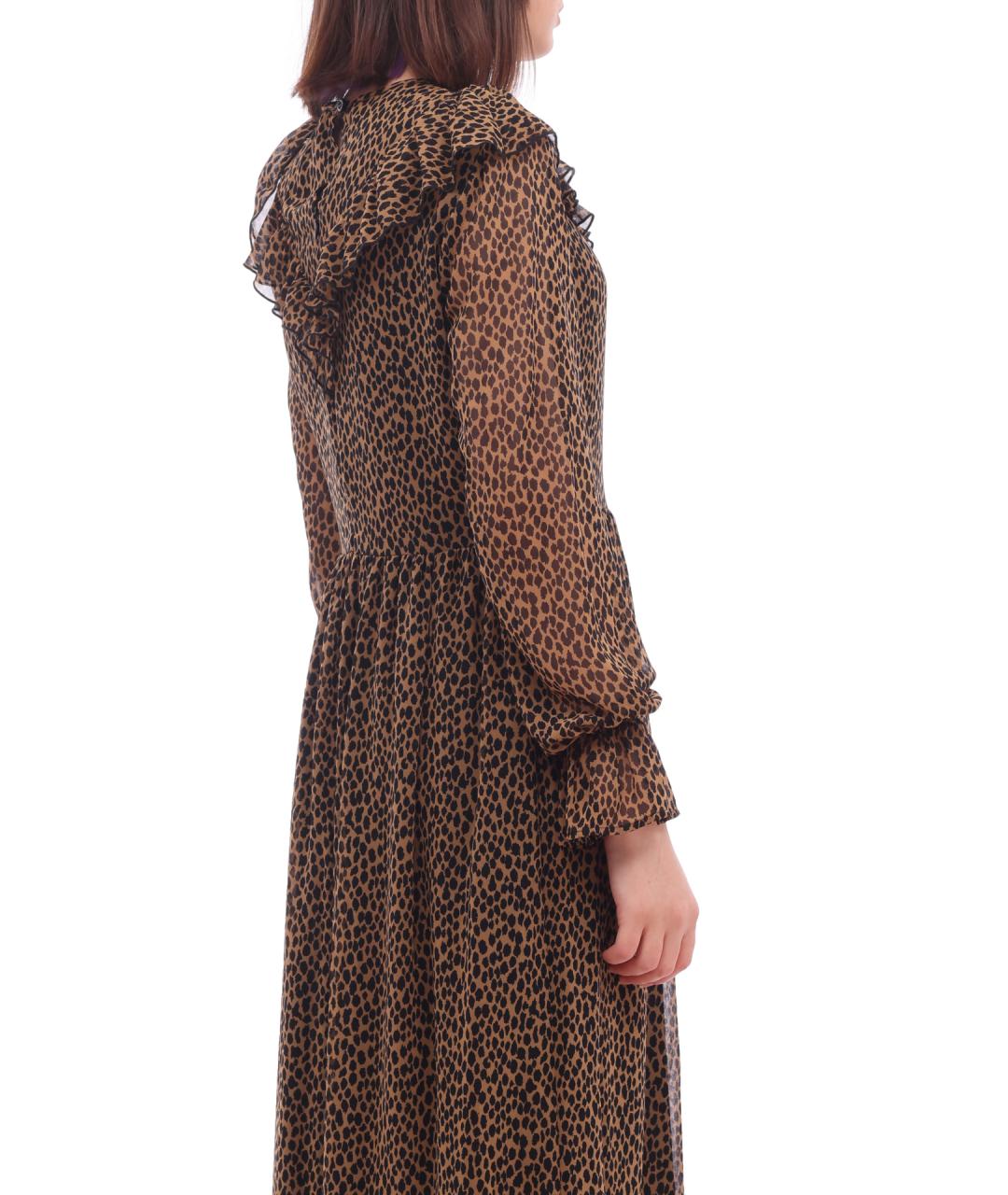 LIU JO Коричневое повседневное платье, фото 5