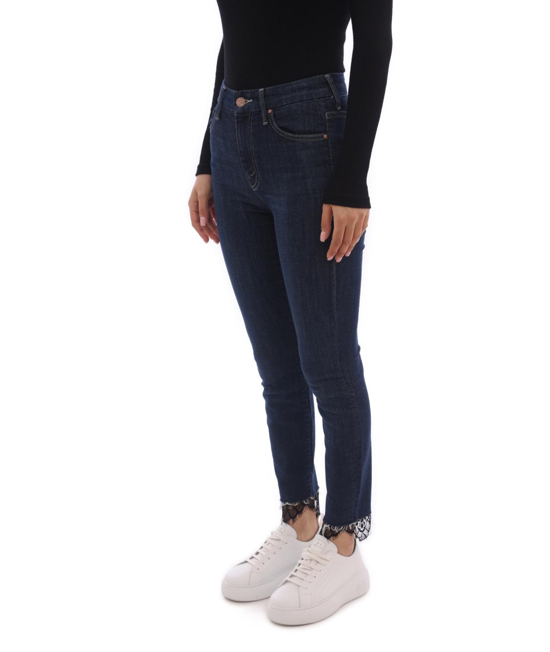 MOTHER Синие джинсы слим, фото 2