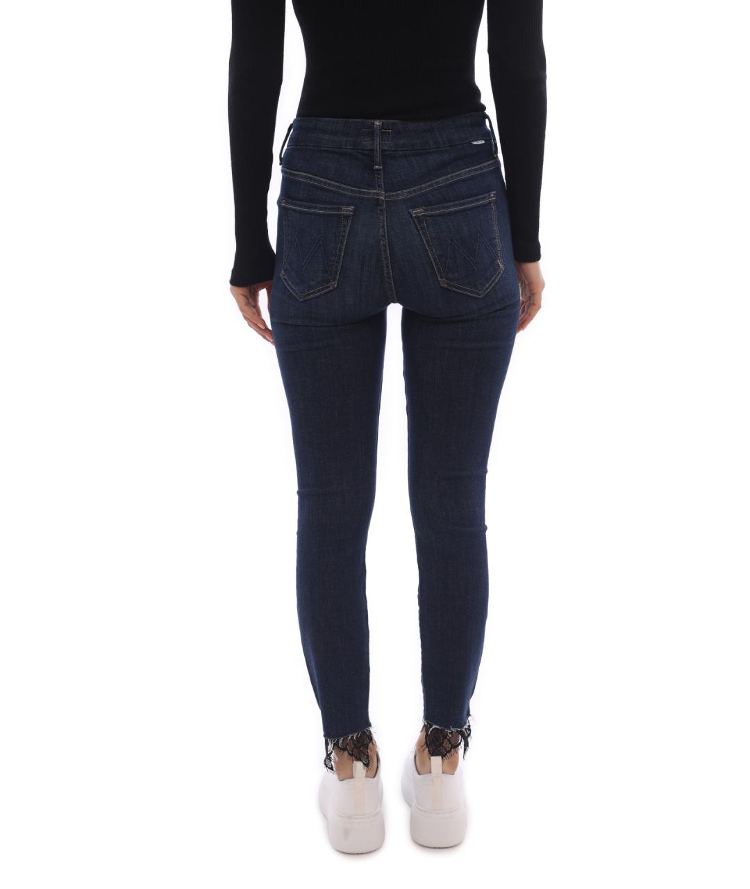 MOTHER Синие джинсы слим, фото 3