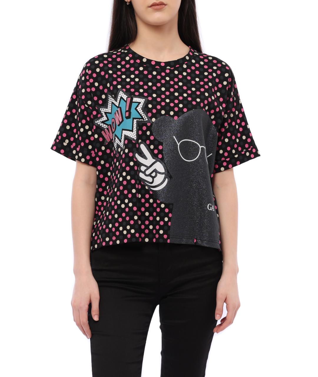 EMPORIO ARMANI Мульти хлопковая футболка, фото 3