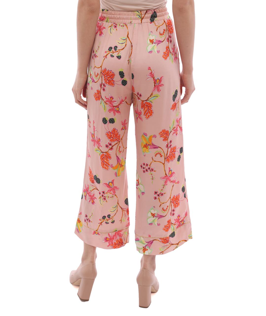 LIU JO Розовые прямые брюки, фото 4