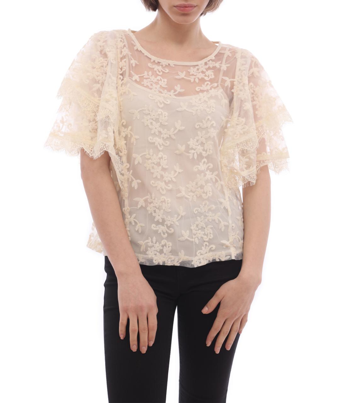 LIU JO Белая майка, фото 3