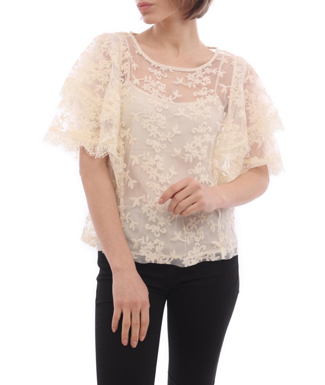 LIU JO Белая майка, фото 1