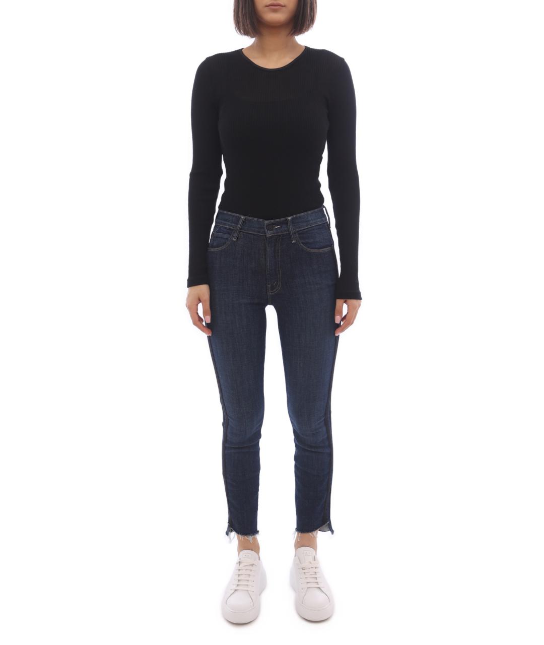 MOTHER Синие прямые джинсы, фото 2