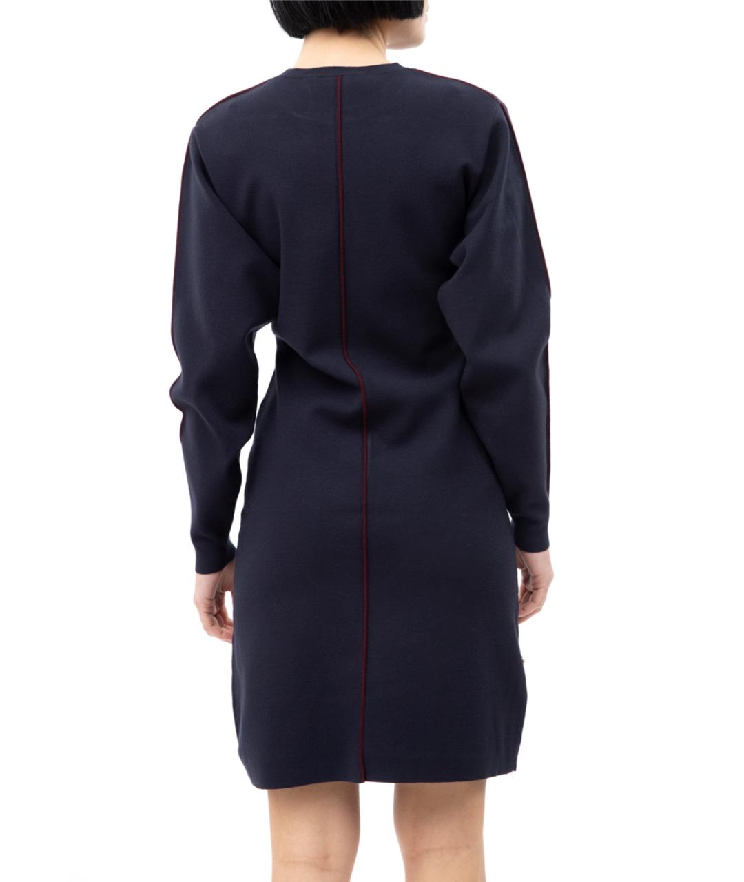 VICTORIA BECKHAM Синее повседневное платье, фото 4