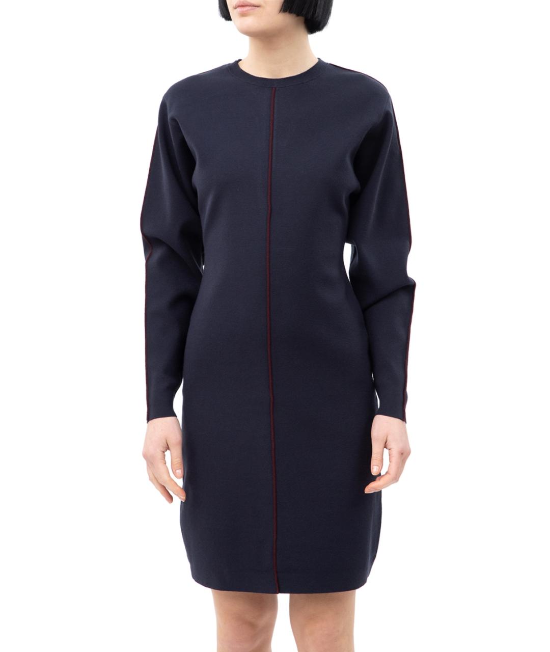 VICTORIA BECKHAM Синее повседневное платье, фото 3