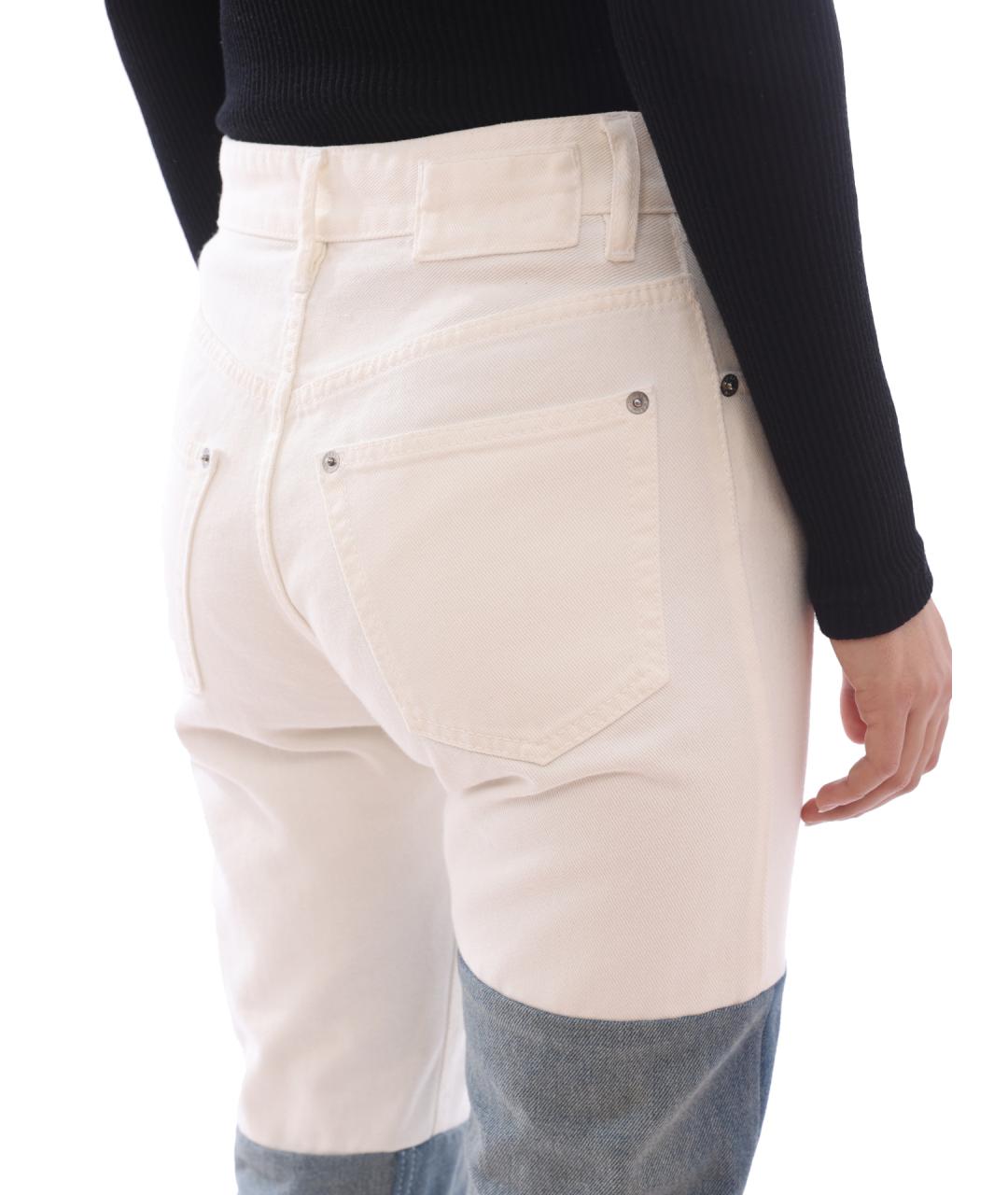 MM6 MAISON MARGIELA Синие прямые джинсы, фото 6