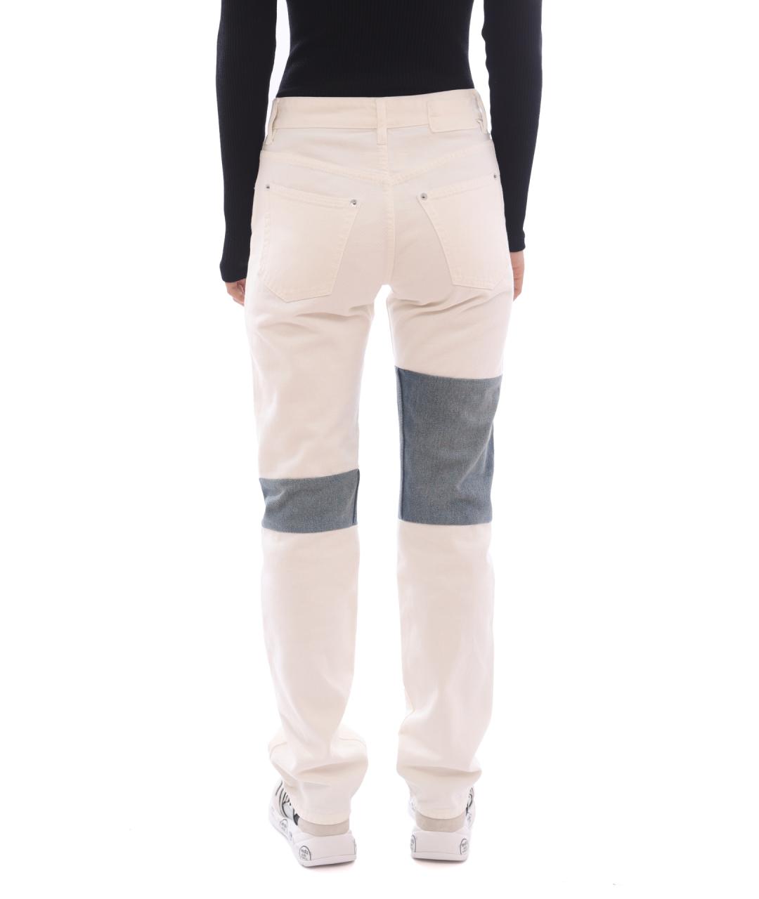 MM6 MAISON MARGIELA Синие прямые джинсы, фото 4