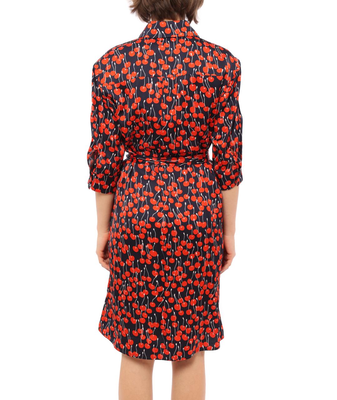 VICTORIA BECKHAM Красное повседневное платье, фото 4