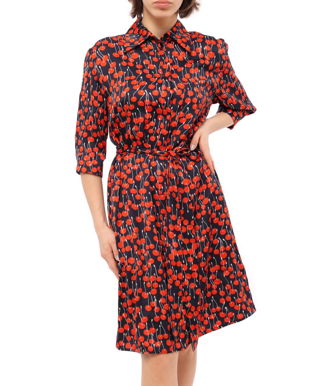 VICTORIA BECKHAM Красное повседневное платье, фото 6