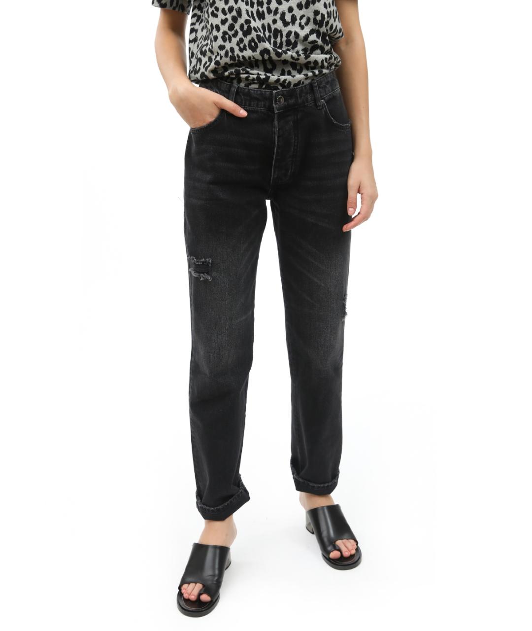 VICTORIA BECKHAM Серые прямые джинсы, фото 1