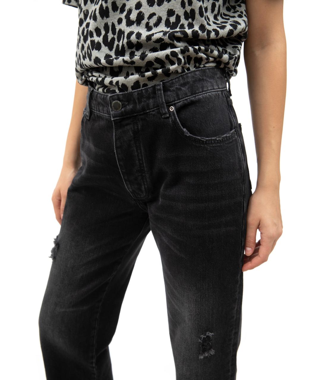 VICTORIA BECKHAM Серые прямые джинсы, фото 3