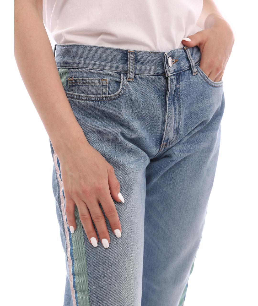 VICTORIA BECKHAM Синие прямые джинсы, фото 4