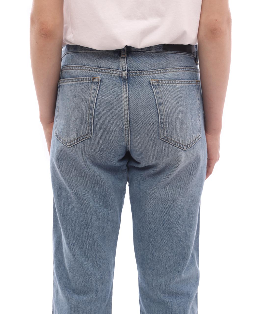 VICTORIA BECKHAM Синие прямые джинсы, фото 6