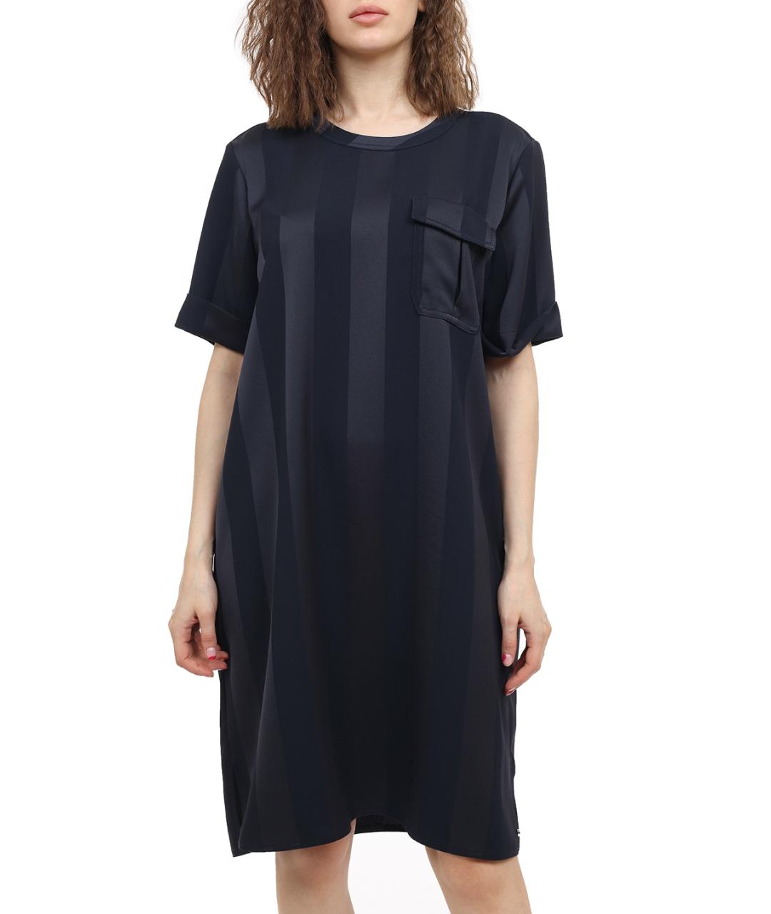 TOMMY HILFIGER Синее повседневное платье, фото 5