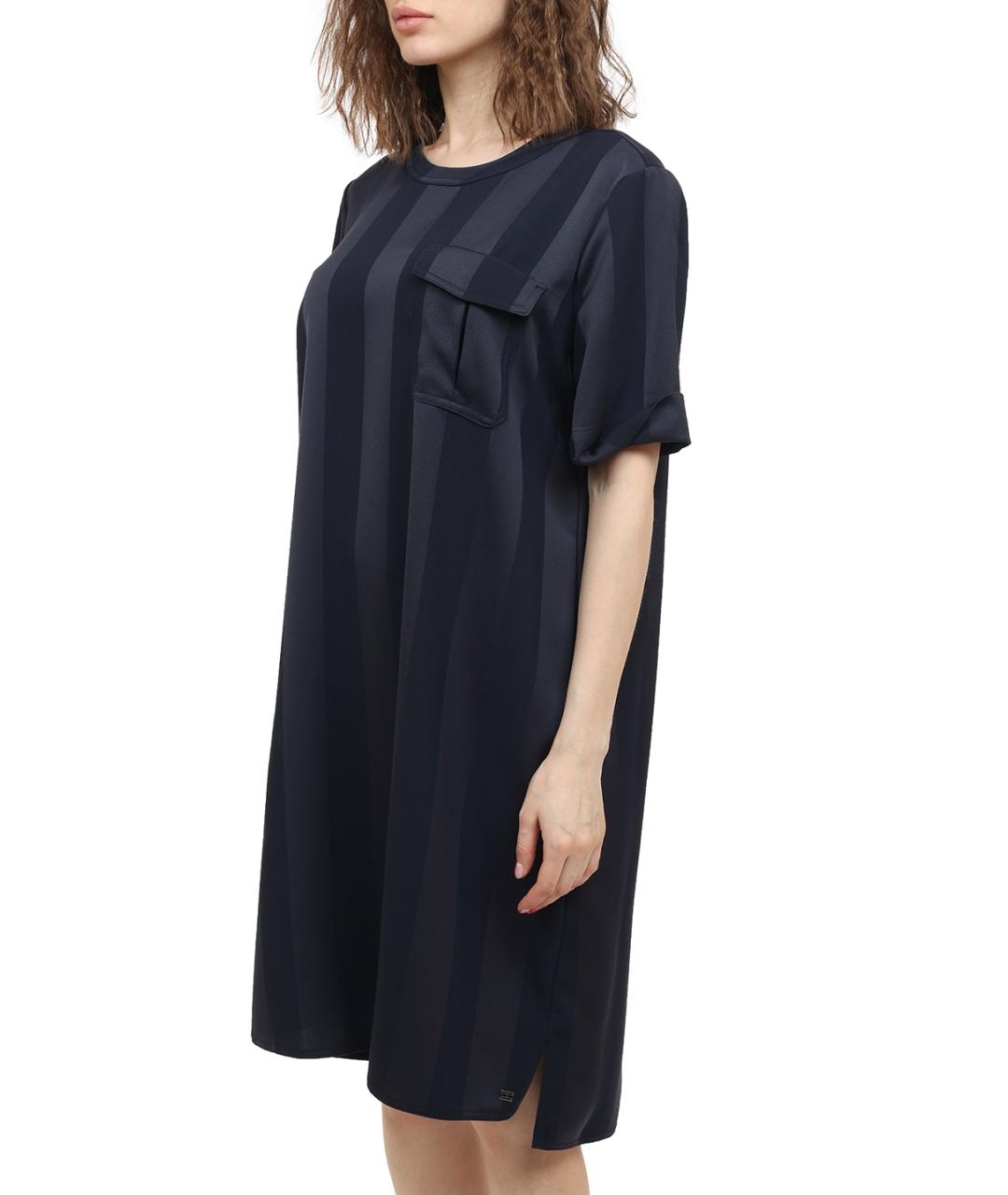 TOMMY HILFIGER Синее повседневное платье, фото 2