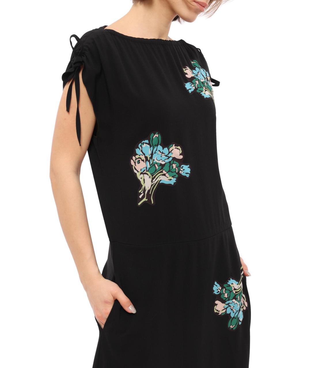 VALENTINO Черное повседневное платье, фото 6