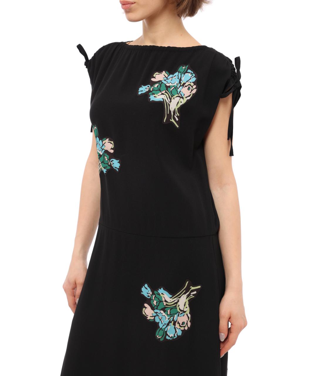 VALENTINO Черное повседневное платье, фото 4