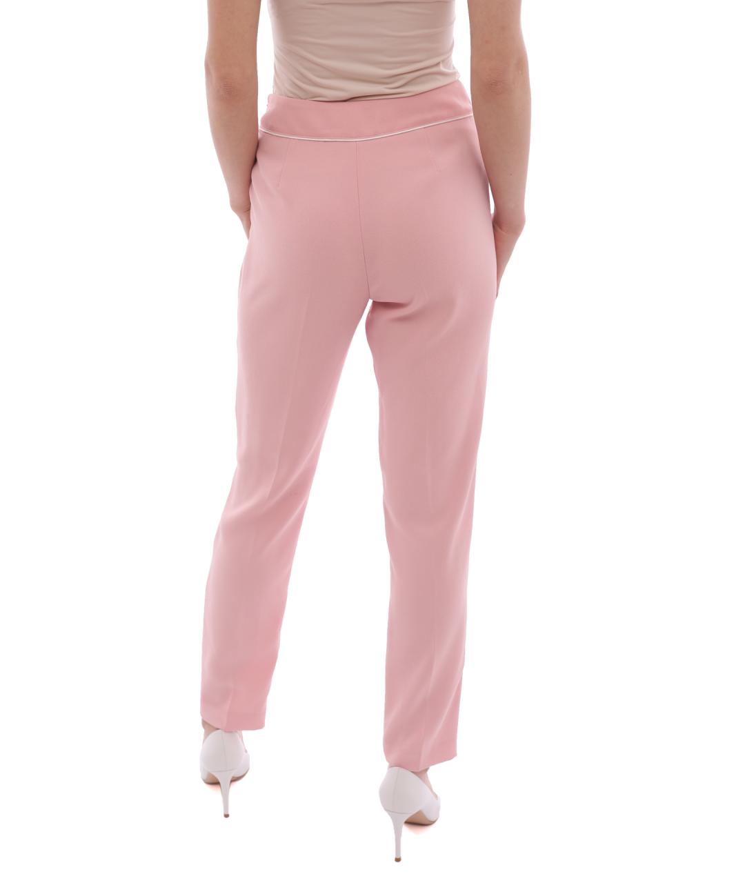 LIU JO Розовые прямые брюки, фото 5