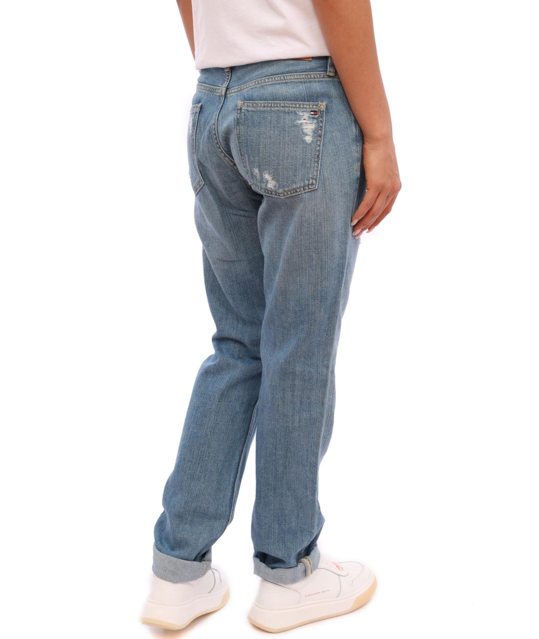 TOMMY HILFIGER Синие прямые джинсы, фото 6