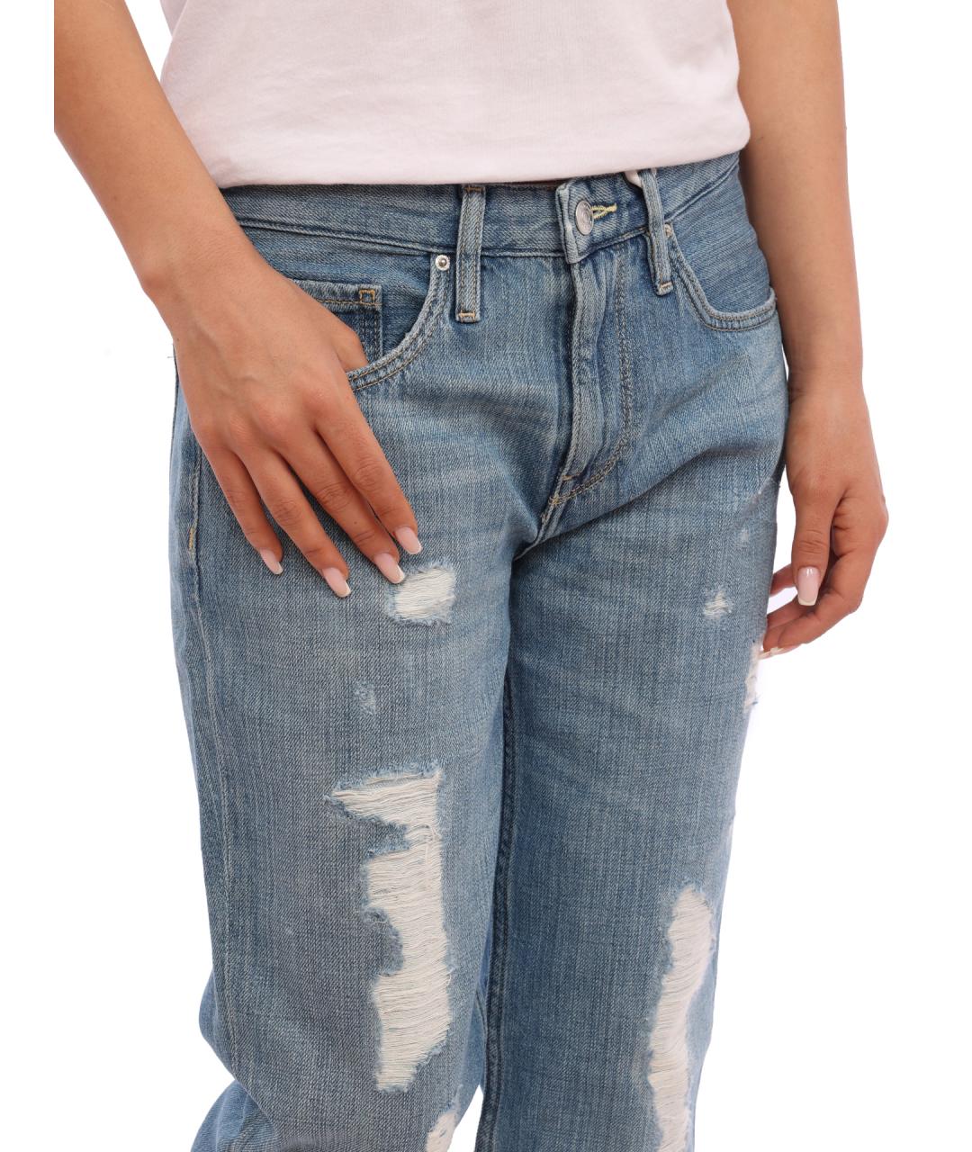 TOMMY HILFIGER Синие прямые джинсы, фото 4