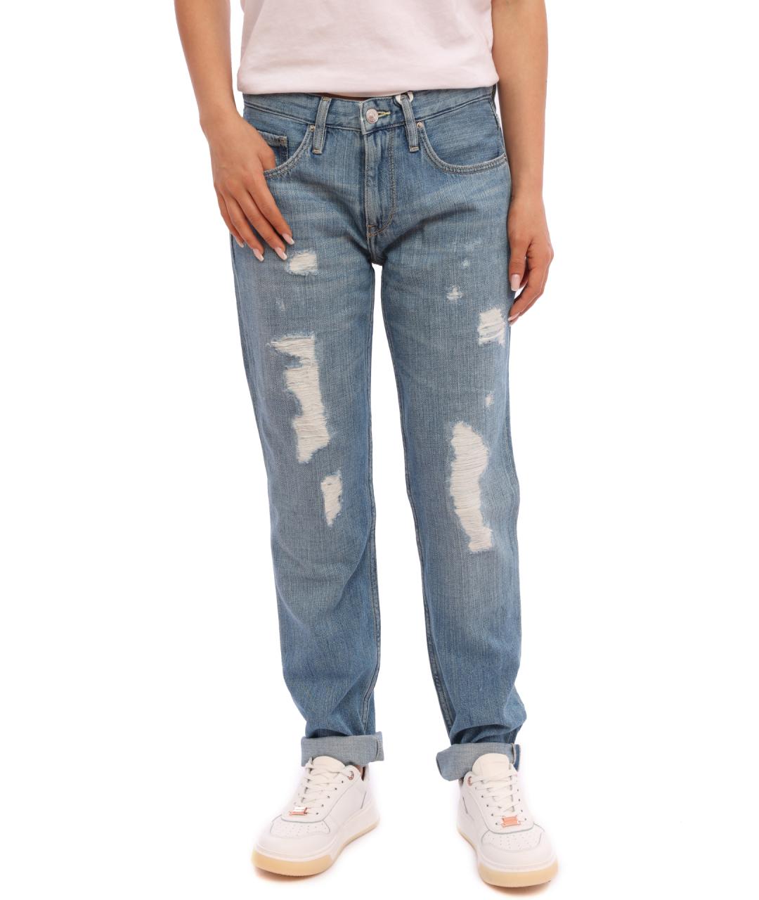 TOMMY HILFIGER Синие прямые джинсы, фото 3