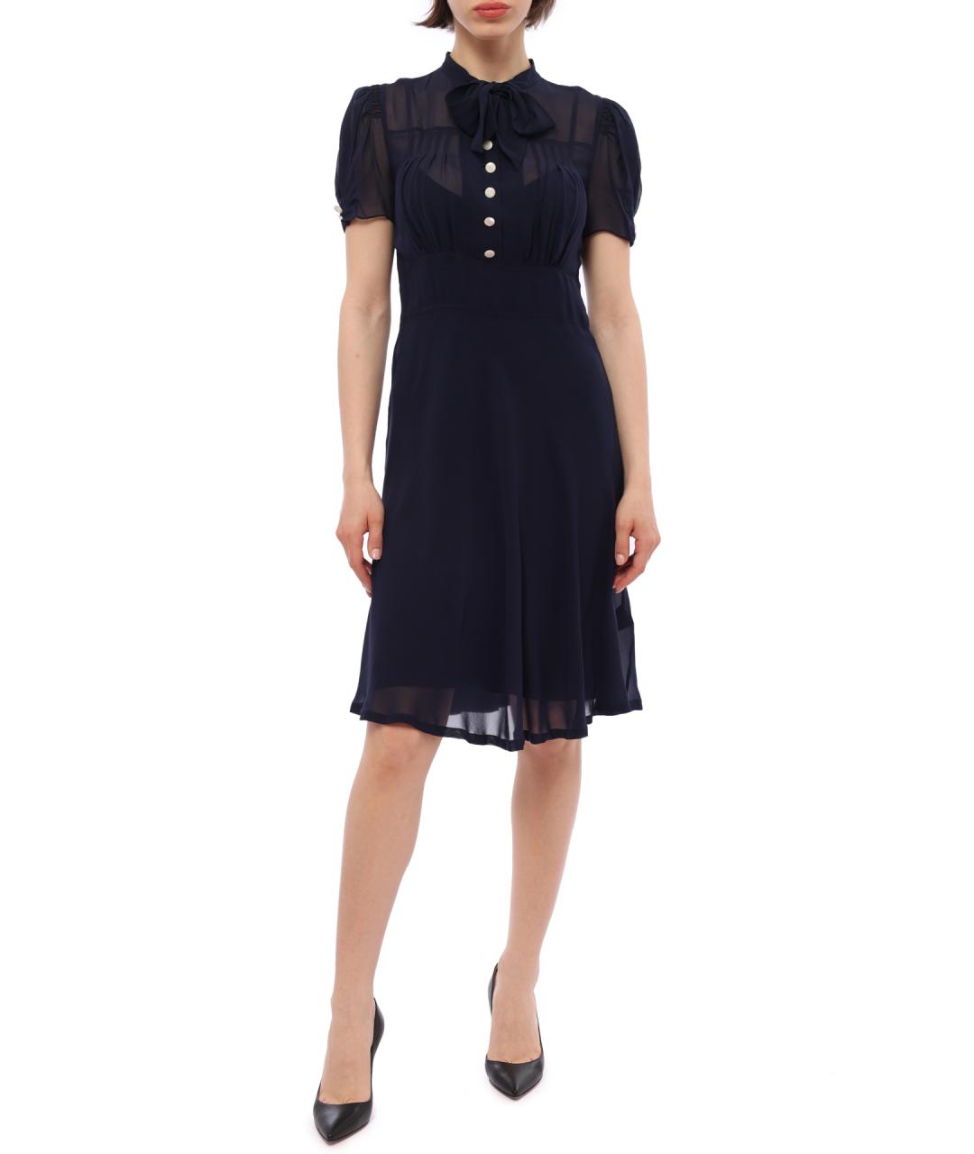 POLO RALPH LAUREN Синее повседневное платье, фото 2