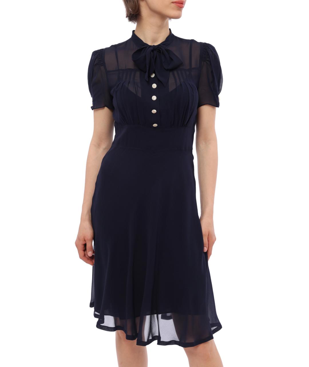 POLO RALPH LAUREN Синее повседневное платье, фото 1