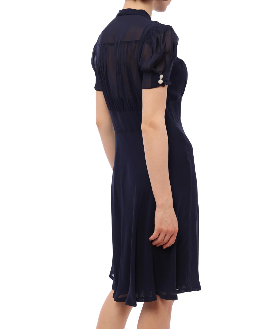 POLO RALPH LAUREN Синее повседневное платье, фото 4