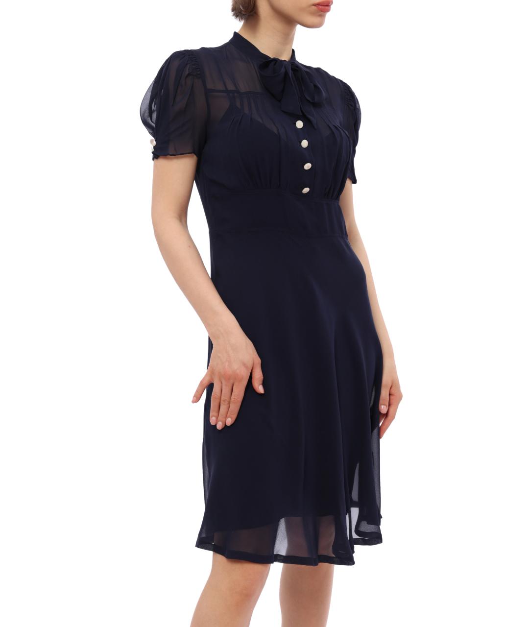 POLO RALPH LAUREN Синее повседневное платье, фото 5