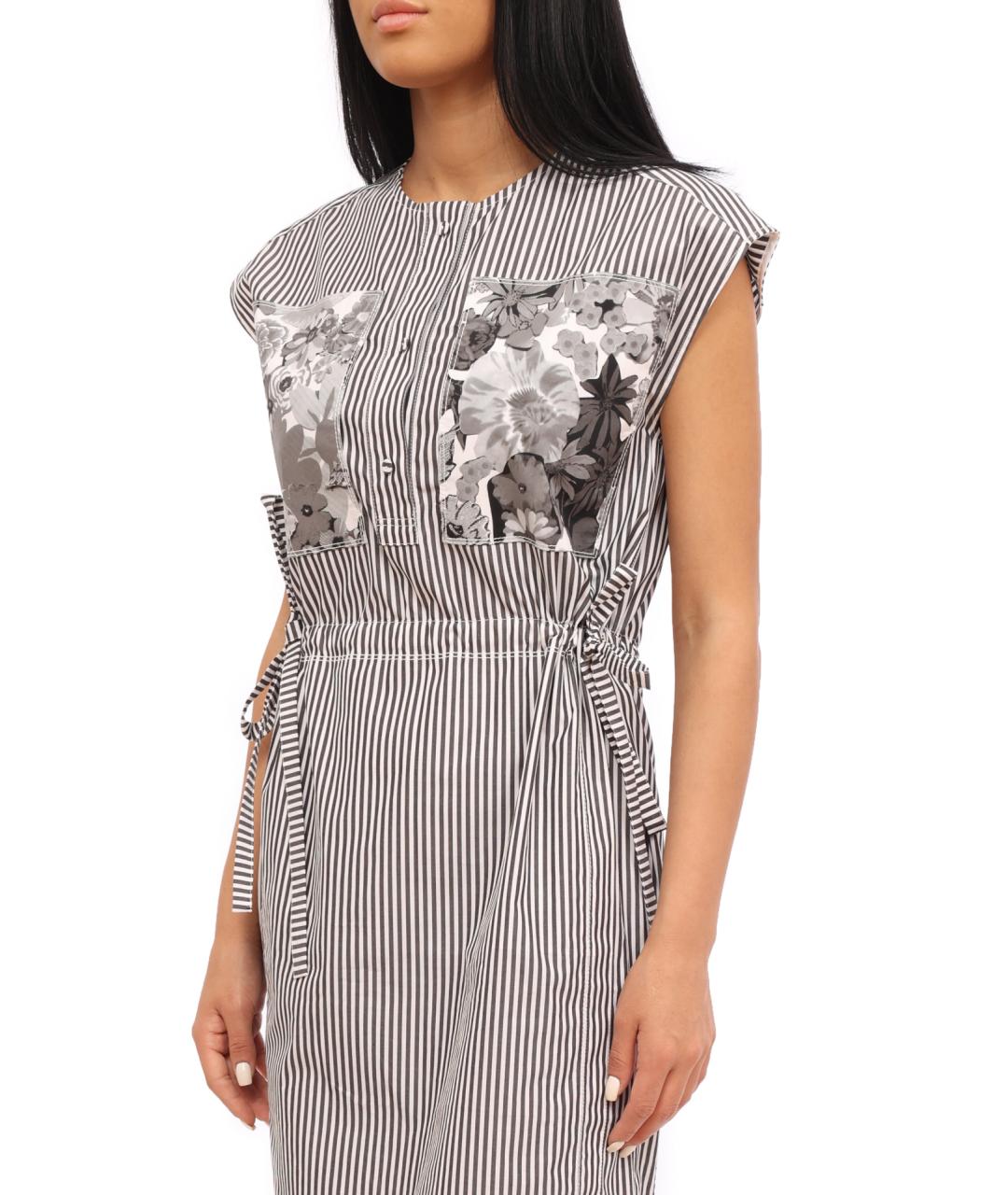 PORTS 1961 Мульти хлопковое повседневное платье, фото 4