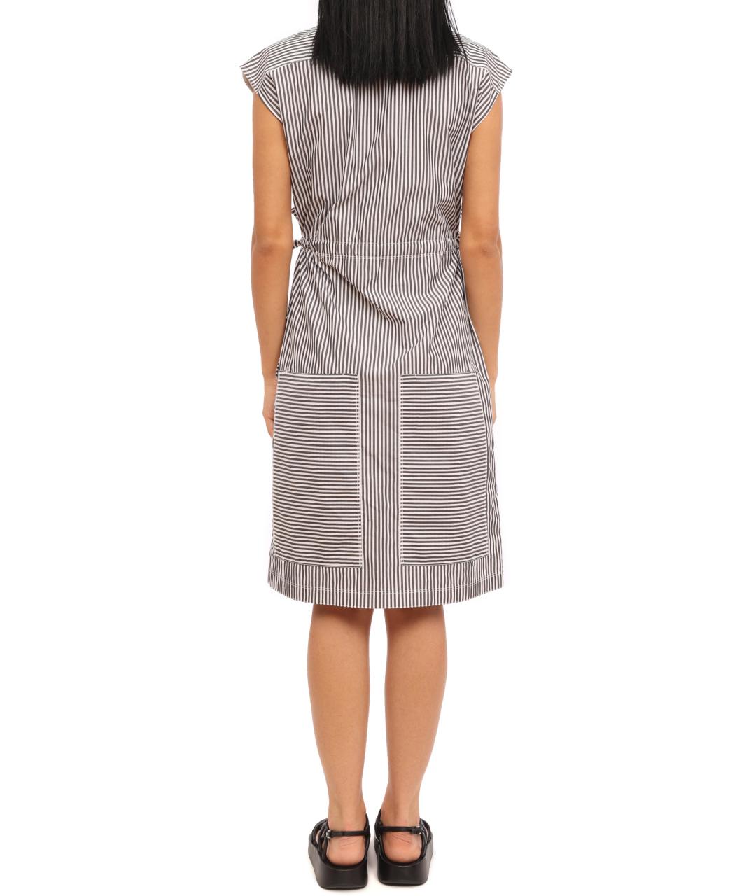 PORTS 1961 Мульти хлопковое повседневное платье, фото 5